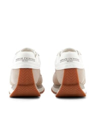 ARMANI EXCHANGE ROYALE SUEDE AIR MESH Sneakers sand+pale gold - Women’s shoes - 3