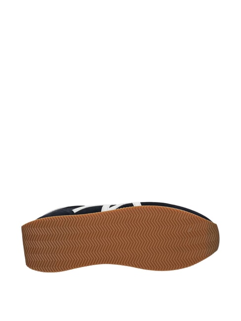 ROYALE SUEDE AIR MESH AX logo leather sneakers navy+off-white - Men’s shoes