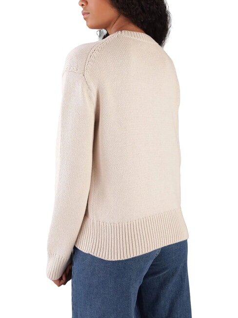 CK Relaxed fit crew neck sweater gray morning - Women's Sweaters
