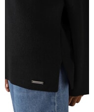 CALVIN KLEIN CK V-neck sweater with wide sleeves ck black - Women's Sweaters - 3