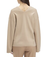 CALVIN KLEIN CK V-neck sweater with wide sleeves amphora - Women's Sweaters - 2