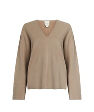 CALVIN KLEIN CK V-neck sweater with wide sleeves amphora - Women's Sweaters - 4