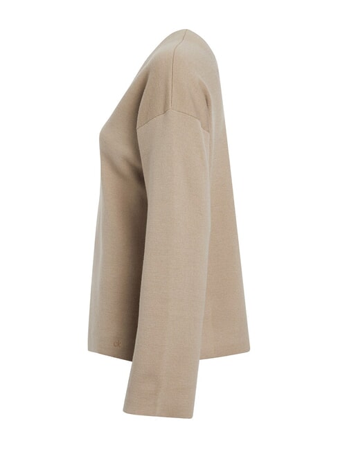 CK V-neck sweater with wide sleeves amphora - Women's Sweaters