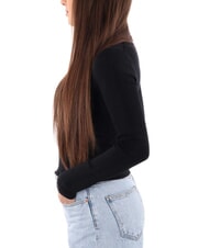 CALVIN KLEIN CK JEANS Sweater with side cut out ck black - Women's Sweaters - 4