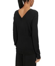 CALVIN KLEIN CK V-neck wool sweater - Women's Sweaters