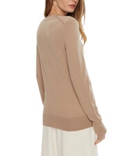 CALVIN KLEIN CK Crew neck wool sweater - Women's Sweaters