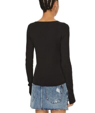 CALVIN KLEIN CK JEANS Deep V-neck cardigan - Women's Sweaters