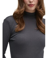 CALVIN KLEIN CK JEANS Cotton turtleneck sweater ebony - Women's Sweaters - 4