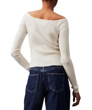 CALVIN KLEIN CK JEANS Ribbed cardigan with buttons - Women's Sweaters