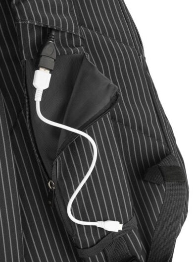 MAGNUM Laptop backpack 15.6" pinstripe - Work Briefcases