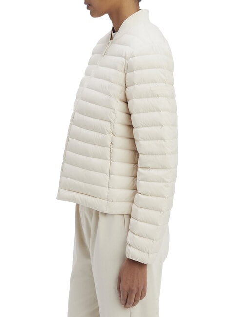 CK Lightweight short quilted down jacket sand pebble - Jeans