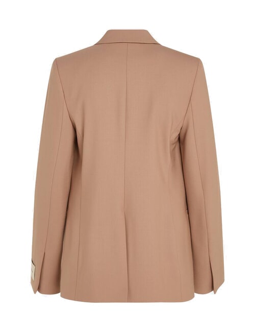 CK One-button wool blend blazer jacket amphora - Women's Jackets