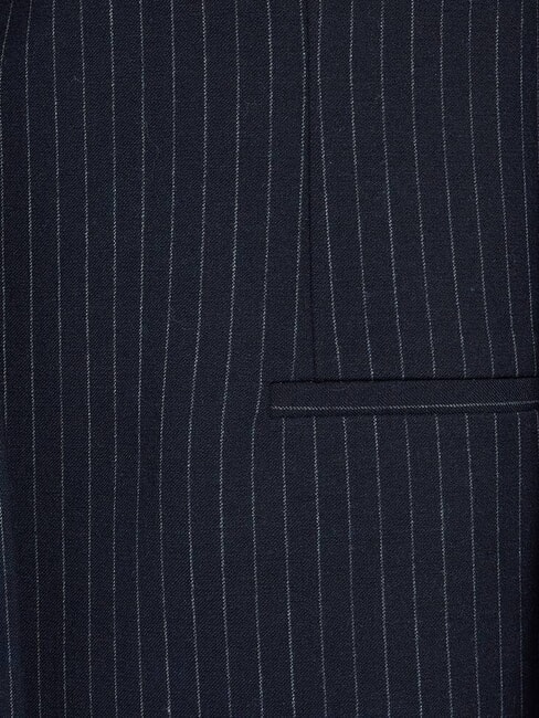 CK Pinstriped blazer jacket night sky / gray morn stripe - Women's Jackets