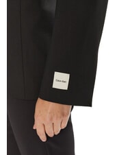 CALVIN KLEIN CK One-button wool blend blazer jacket ck black - Women's Jackets - 4
