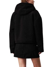 CALVIN KLEIN CK JEANS Full zip fleece jacket with hood - Women's Jackets