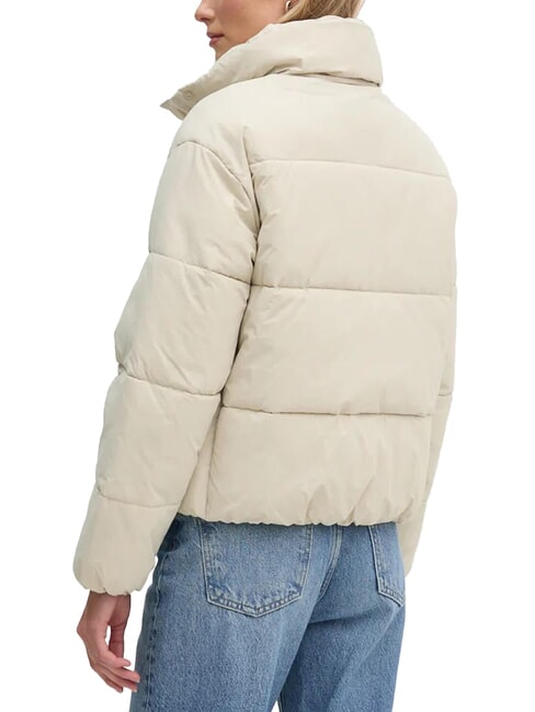 CK JEANS Short down jacket with teddy logo pelican - Women's down jackets