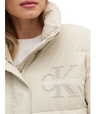 CALVIN KLEIN CK JEANS Short down jacket with teddy logo pelican - Women's down jackets - 3