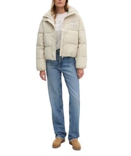 CALVIN KLEIN CK JEANS Short down jacket with teddy logo pelican - Women's down jackets - 5