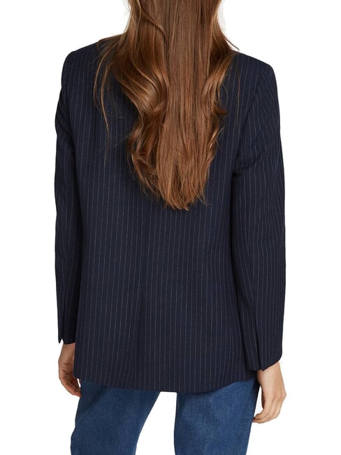 CK Pinstriped blazer jacket night sky / gray morn stripe - Women's Jackets