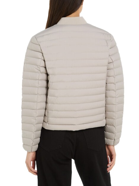CK Lightweight short quilted down jacket wood ash - Jeans