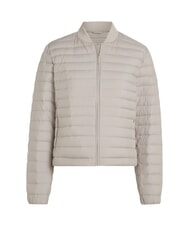 CALVIN KLEIN CK Lightweight short quilted down jacket wood ash - Jeans - 3