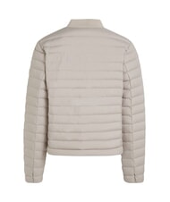 CALVIN KLEIN CK Lightweight short quilted down jacket wood ash - Jeans - 4