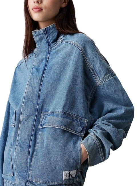 CK JEANS Relaxed fit denim jacket dark denim - Women's Jackets