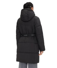CALVIN KLEIN CK JEANS Medium-length down jacket with belt - Women's down jackets