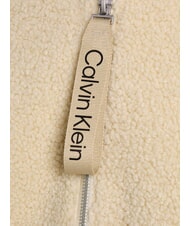 CALVIN KLEIN CK JEANS Full zip fleece jacket with hood harbor haze - Women's Jackets - 5