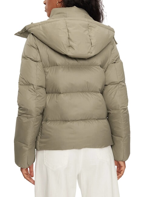 CK JEANS Short down jacket with hood brindle - Women's down jackets