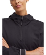 CALVIN KLEIN CK PERFORMANCE Technical fabric jacket with hood black beauty - Women's Jackets - 3