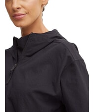 CALVIN KLEIN CK PERFORMANCE Technical fabric jacket with hood black beauty - Women's Jackets - 4