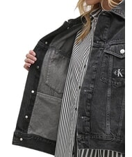CALVIN KLEIN CK JEANS Cotton denim jacket denim grey - Women's Jackets - 4