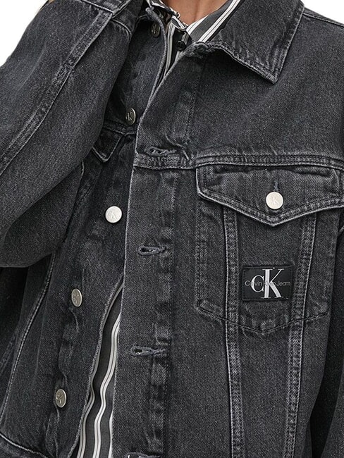 CK JEANS Cotton denim jacket denim grey - Women's Jackets