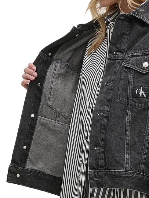 CK JEANS Cotton denim jacket denim grey - Women's Jackets