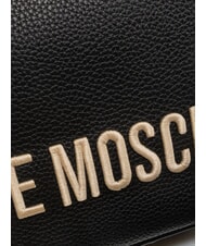 LOVE MOSCHINO CAMO CORE  Mini shoulder bag Black - Women’s Bags - 3