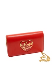 LOVE MOSCHINO LOVE HEART  Shoulder bag RED - Women’s Bags - 2