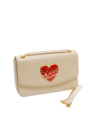 LOVE MOSCHINO LOVE HEART  Shoulder bag ivory - Women&rsquo;s Bags - 2