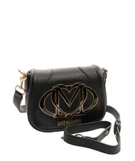 LOVE MOSCHINO LOGO  Mini shoulder bag Black - Women’s Bags - 2