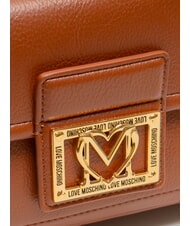 LOVE MOSCHINO LOCKED IN GOLD  Women's Backpack chestnut - Women’s Bags - 3