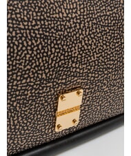 BORBONESE CAHIER Shoulder bag, with shoulder strap OP / NATURAL / BLACK - Women’s Bags - 3