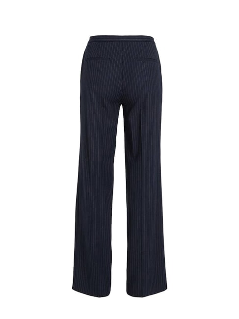 CK Wide-leg pinstriped trousers night sky / gray morn stripe - Women's Pants