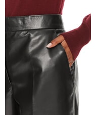 CALVIN KLEIN CK High-waisted trousers with wide legs ck black - Women's Pants - 3