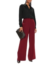 CALVIN KLEIN CK Soft palazzo trousers biking red - Women's Pants - 5