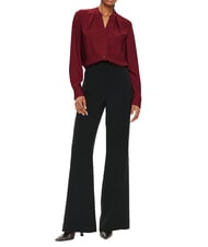CALVIN KLEIN CK Soft palazzo trousers ck black - Women's Pants - 5