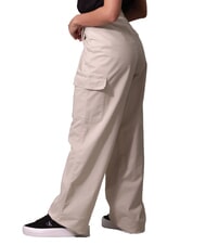 CALVIN KLEIN CK JEANS Brushed cotton cargo trousers - Women's Pants