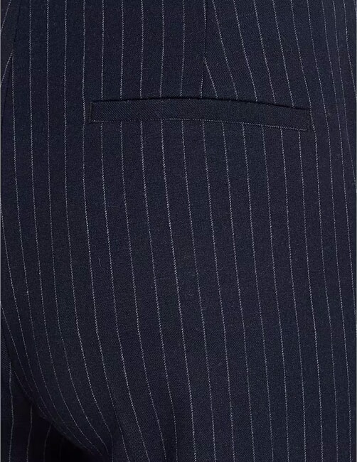 CK Wide-leg pinstriped trousers night sky / gray morn stripe - Women's Pants