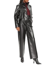 CALVIN KLEIN CK High-waisted trousers with wide legs ck black - Women's Pants - 5