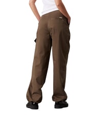 CALVIN KLEIN CK JEANS Brushed cotton cargo trousers - Women's Pants