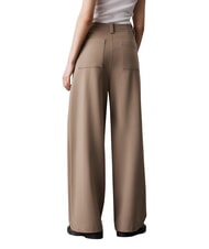 CALVIN KLEIN CK JEANS Wide-leg jersey trousers brindle - Women's Pants - 2